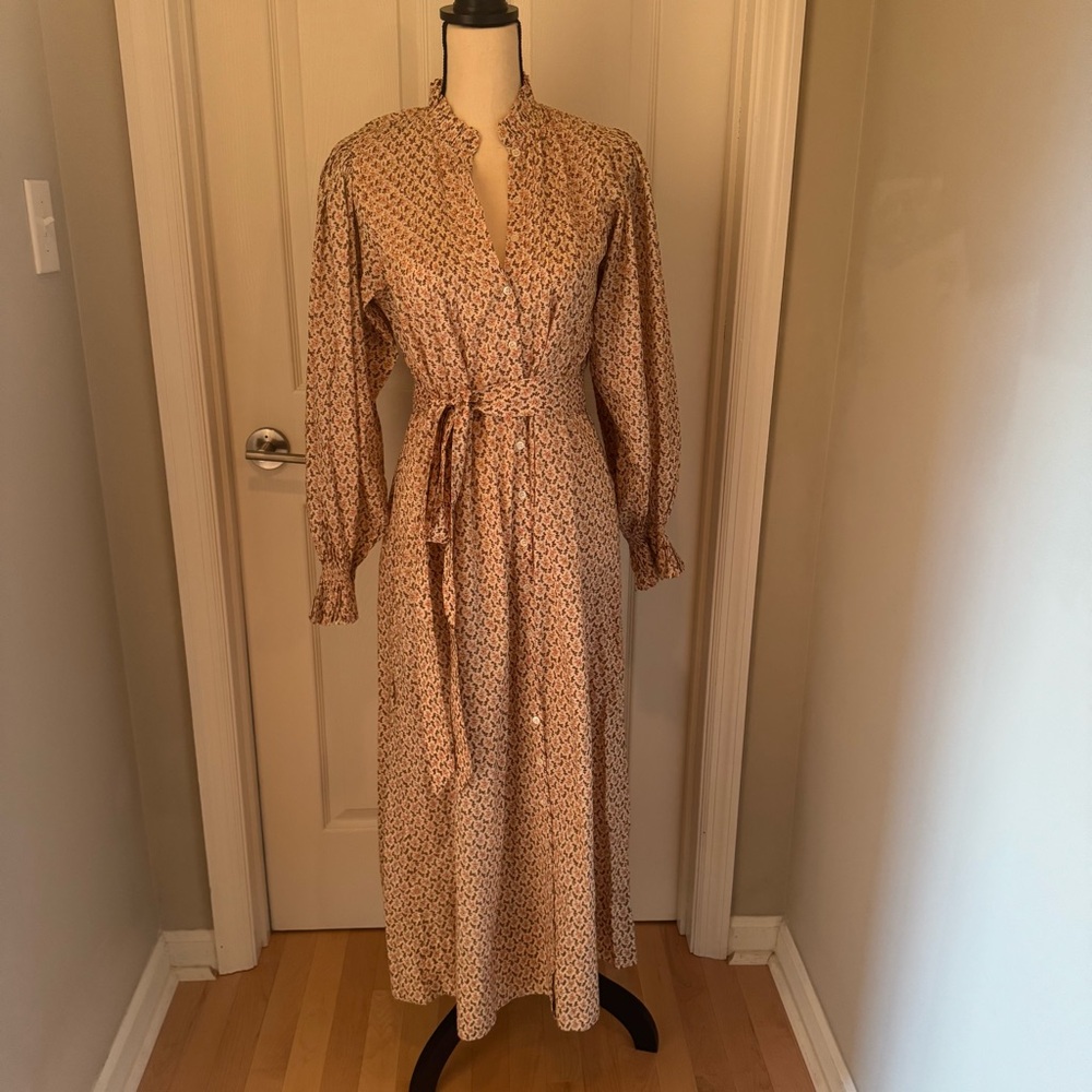 Doen Hadley Dress in Cream Winter Ditsy NWT XS